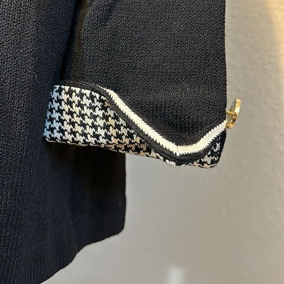 ST. JOHN by Marie Gray women’s black evening sweater/ blazer size 14 - Picture 6 of 12